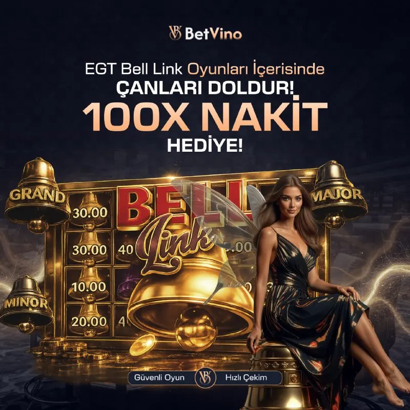 Betvino Telegram: 😊 BetVino’da EGT Bell Link heyecanı başladı! 💫 Çanları doldur, 100 katı nakit…
