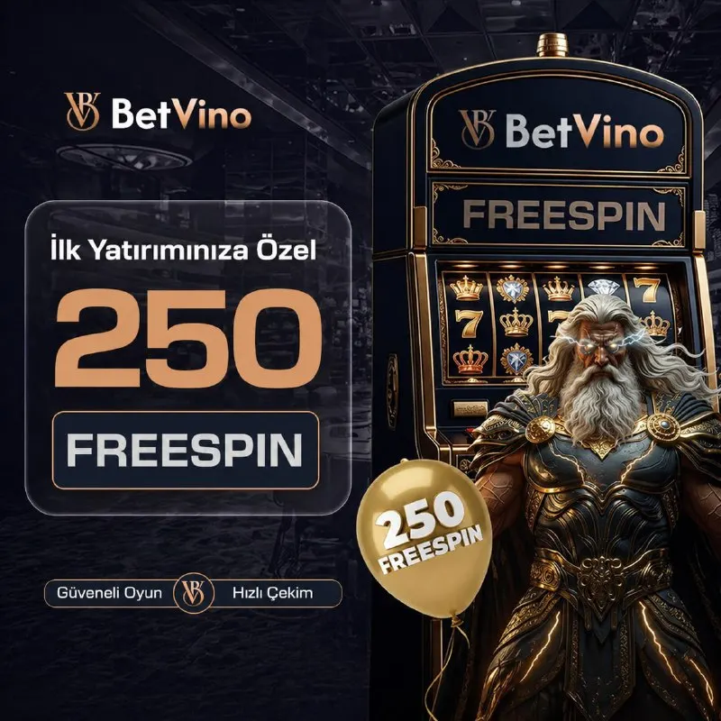 Betvino Telegram: ♥ BetVino’da 1000₺ ve üstü ilk yatırımına özel 250 Freespin hediye! 😀…