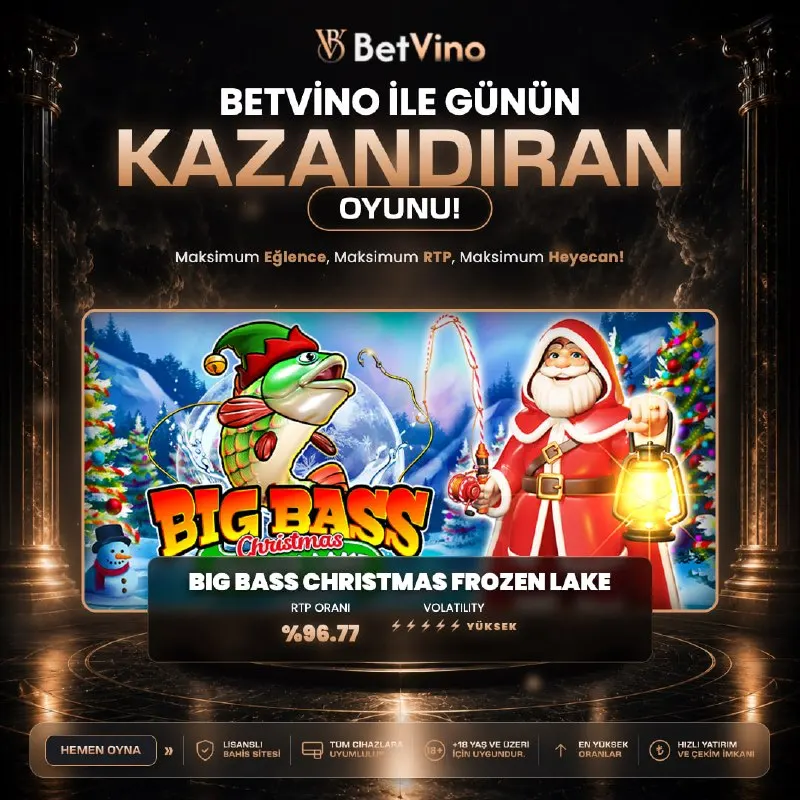 Betvino Telegram: ✋ Günün kazandıran oyunu Betvino'da ✨ %96.77 RTP oranıyla günün en kazandıran…