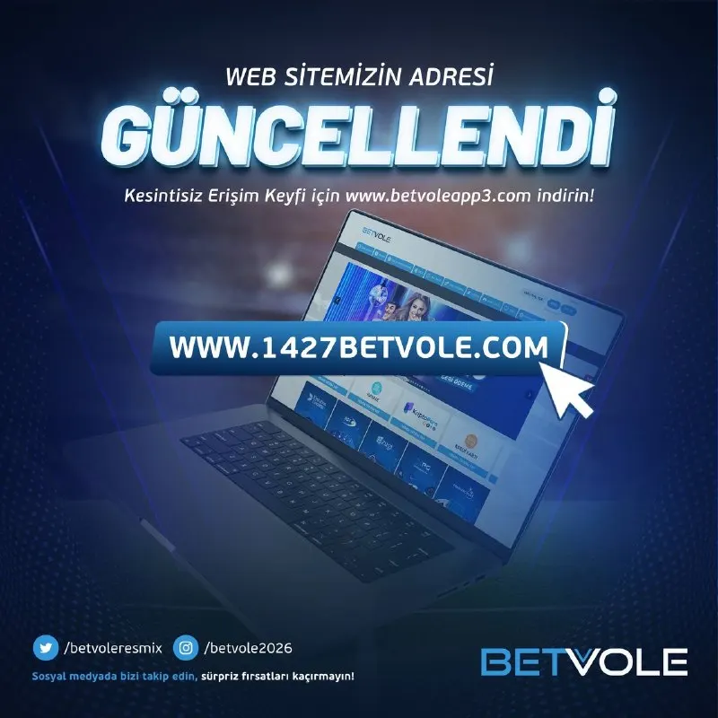 Betvole Telegram: ✅ Site adresimiz güncellendi! ✅ Bize artık 1427betvole.com üzerinden erişim…