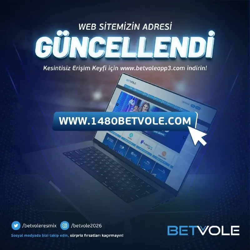 Betvole Telegram: ✅ Site adresimiz güncellendi! ✅ Bize artık 1480betvole.com üzerinden erişim…