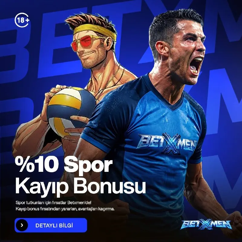 Betxmen Telegram: ⚽️BETXMEN %10 SPOR KAYIP BONUSU 🏀Şansını Yeniden Sahaya Sür! ✅Sonuçlanmamış…