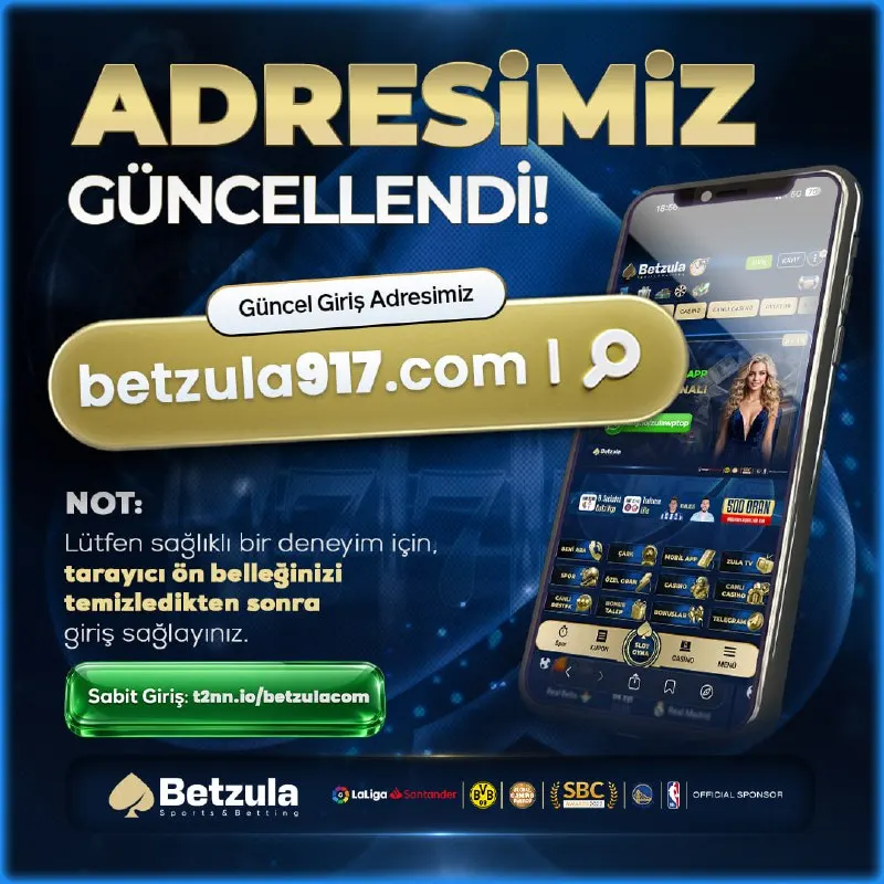 Betzula Telegram: 📢Yeni adresimiz : 🔗betzula917.com olmuştur!📢 🤩 Mobil Uygulama Cebinde, Oyun Hep…
