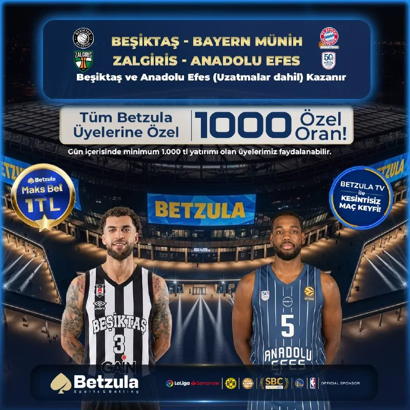 Betzula Telegram: ⚽️ BetZula Üyelerine Yakışır Dev Oran Sahada : 😀😀😀😀 🆒 ÖZEL ORAN 📺 ZULA TV…