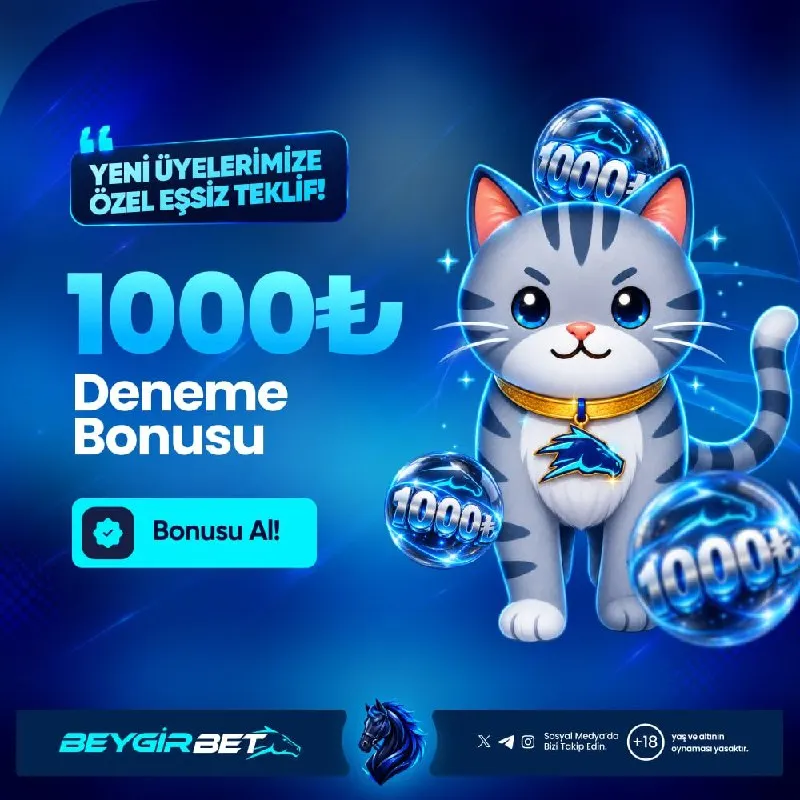Beygirbet Telegram: 🐴 BEYGİRBET'TE 1.000₺ DENEME BONUSU ! ➡️ Yalnızca BeygirBet’e özel "Tekir Yolu"…