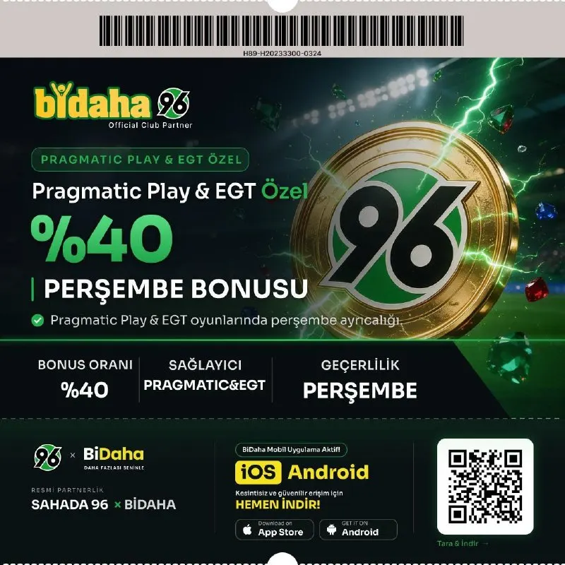 Bidaha Telegram: 😀😀😀 👍 HER PERŞEMBE GÜNÜ KAZANÇ %40 ARTIYOR! 😎 Yalnızca Pragmatic Play ve Egt…