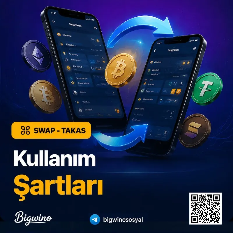 Bigwino Telegram: 🚨 Bigwino’da Swap Özelliği İle Finansal Özgürlük! 💱 Swap ile para birimi…