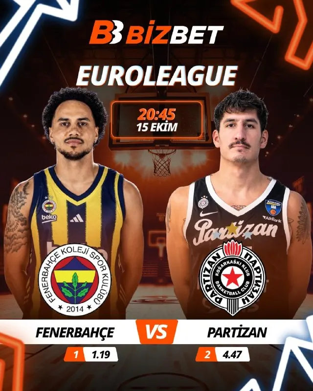 Bizbet Telegram: 🧡 EuroLeague’de bu gece: Yükseliş sırası kimde? 🏀 19:00 | Hapoel Tel Aviv 🧉…