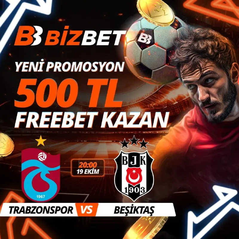 Bizbet Telegram: ♥️ TRABZONSPOR – BEŞİKTAŞ🖤: KİM KAZANIR? ⠀ 💰 Kazanan tarafı tahmin edin, ⚡️⭐️⭐️…