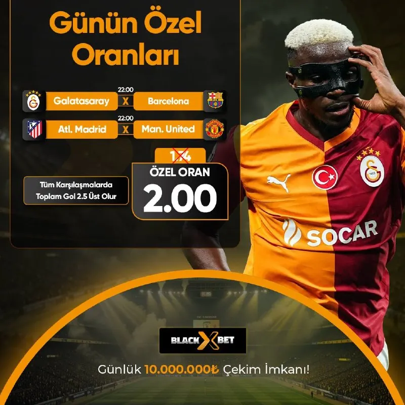 BlackXBet Telegram: 🔠🔠🔠🔠🔠🔠🔠🔠🔠 👑GÜNÜN ÖZEL ORANLARI 🔼2.00 ORAN 📣GÜN İÇERİSİNDE EN AZ 1 ADET 1000₺ VE…