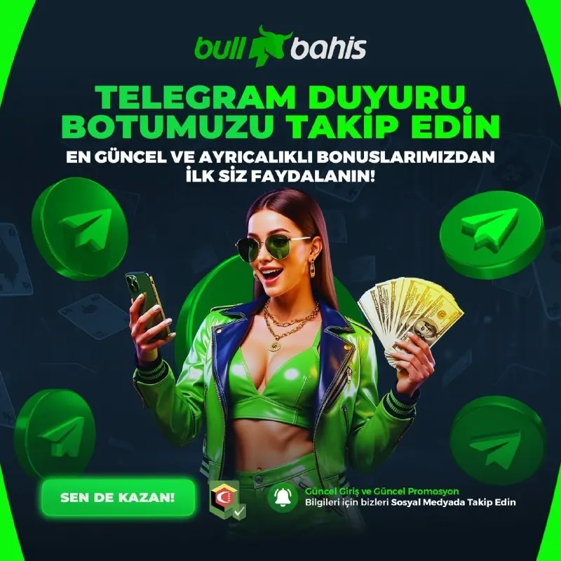 Bullbahis Telegram: 📲BOTU BAŞLAT VE ÖZEL 📢KAMPANYALARI İLK SEN ÖĞREN! 🔔DUYURU BOTUNU TAKİP ET…
