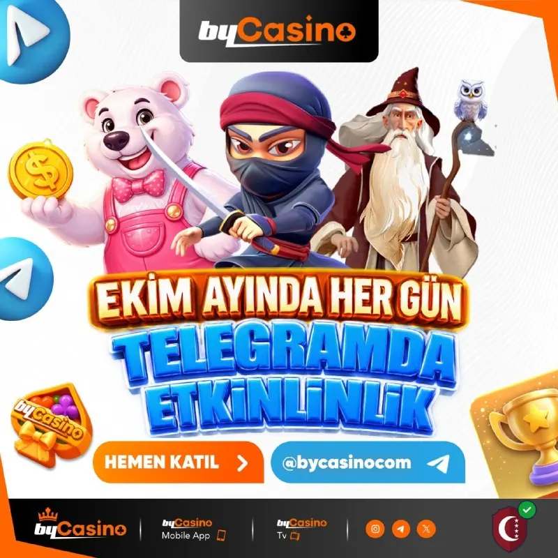 Bycasino Telegram: 🤑 Ninja Gaming ✅ Etkinlik Kodunu Kullan, 🎁 Tam 500 TL Değerinde Freespin Kazan!…