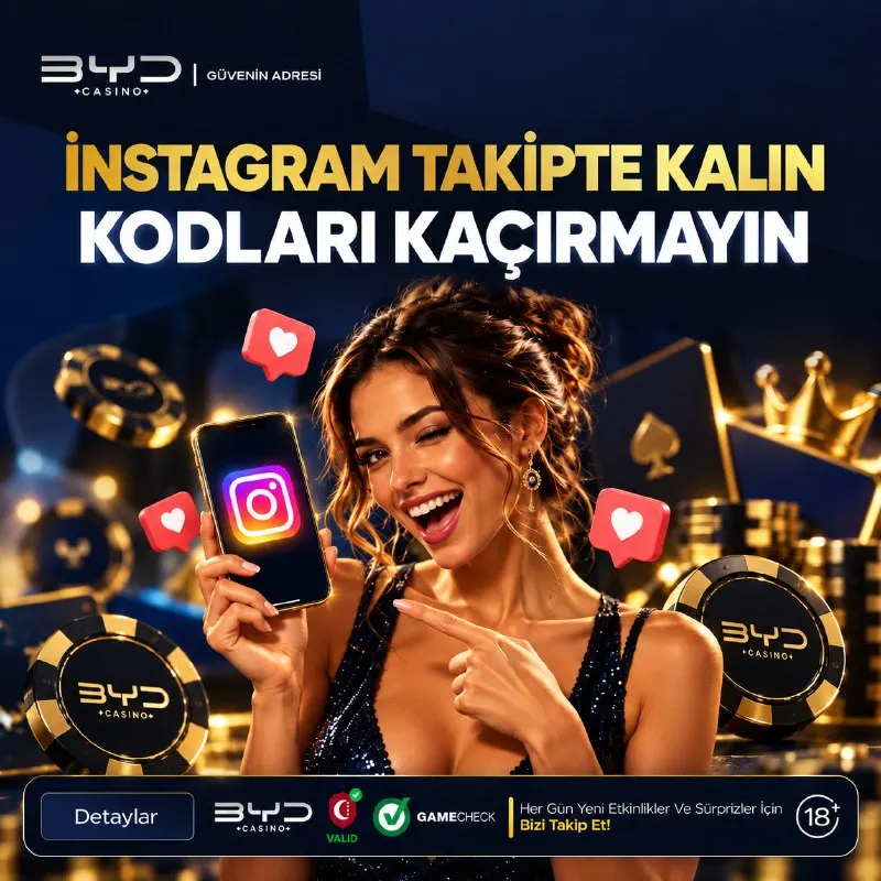 BYD Casino Telegram: 🛫 Kod Hikayemiz’de Paylaşıldı 🛫 Hemen takip et, efsane fırsatları kaçırma! 📱…