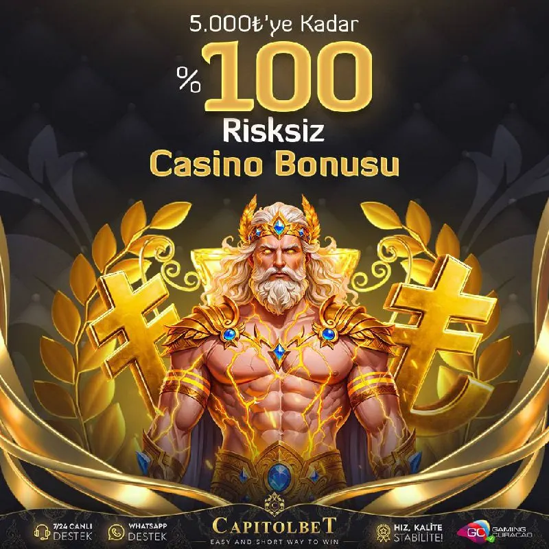 Capitolbet Telegram: 📌 #CapitolBet'te Kazanmaktan Başka Şansınız Yok 📌 🔥İlk Yatırımınıza Özel…