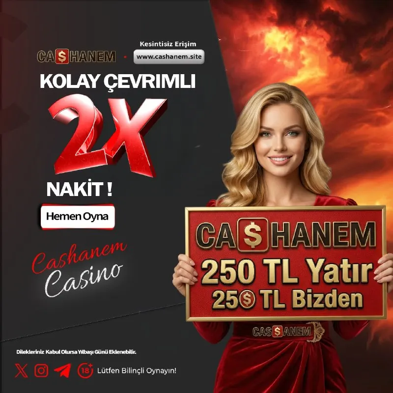 Cashhanem Telegram: 💎 YATIRIMIN KADAR BİZDEN HEDİYE !! 250 TL Yatır 500 TL Başla 500 TL Yatır 1000…