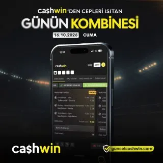 Cashwin Telegram: 🎰🎲🎯🎮📆📜📃📄 ⚡️ Cashwin'den %25 Toplam Bonuslu Günün Kombinesi! 🔈 🔣 Kuponları…