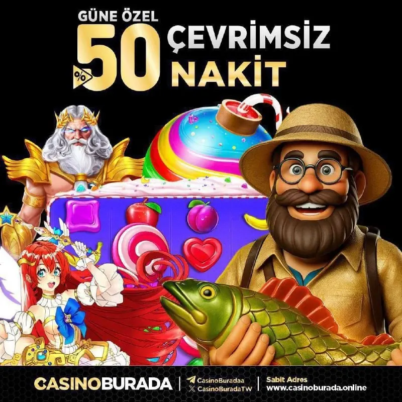 Casino Burada Telegram: 💣GÜNE ÖZEL FIRSAT KAÇMAZ!!!!💣 ⏱23:59'A KADAR GEÇERLİ⏱ ➡️1.000₺ yatır 1.500₺ ile…