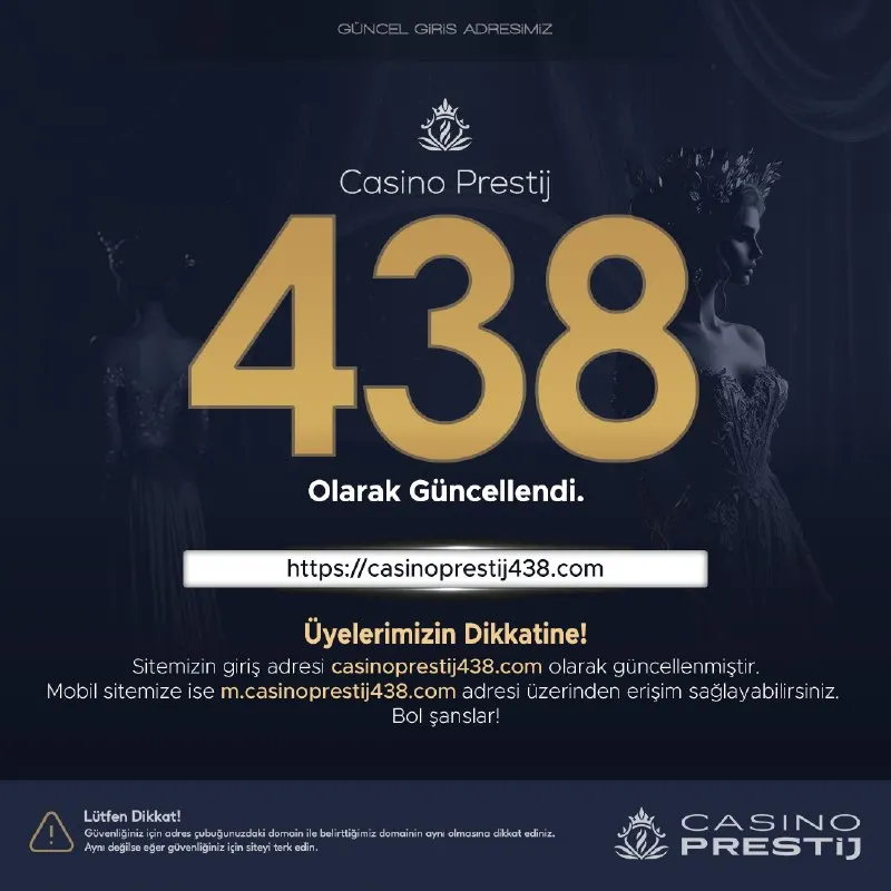 Casino Prestij Telegram: 📢 ÜYELERİMİZİN DİKKATİNE! 🌐 Sitemizin giriş adresi http://casinoprestij438.com…