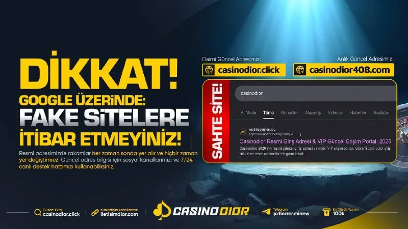 Casinodior Telegram: ♠️ Casinodior | Resmi Erişim Bilgilendirmesi Daimi Güncel Adresimiz…