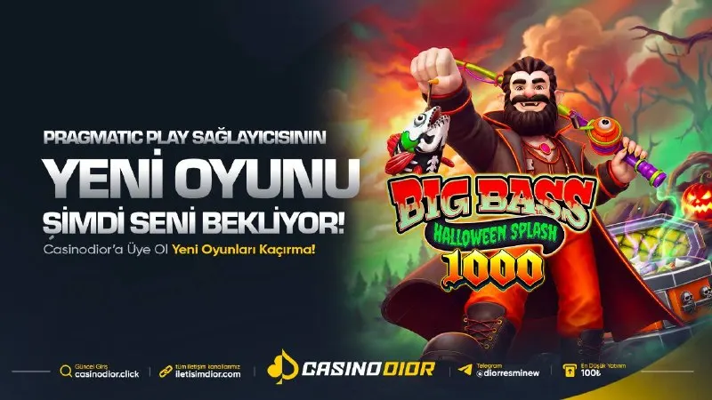 Casinodior Telegram: ♠️ Casinodior | Yeni Oyun 🎃 Bu kez suların altında korku dolu bir macera var!…