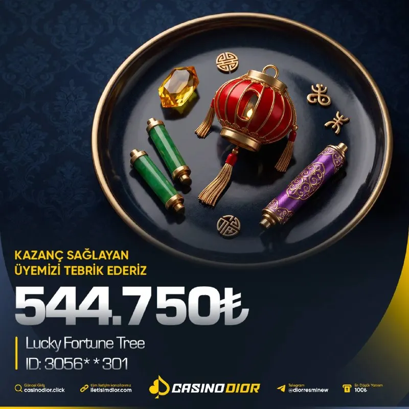 Casinodior Telegram: ♠️ Casinodior | Big Win ☘️ Sıra sende olabilir , hemen kazanmaya başla! 💰…