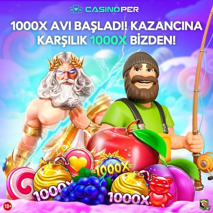 Casinoper Telegram: 🏆 CasinoPer'den Dev Kazanç Fırsatı! 😎 Seçili oyunlarda 1000x sembolü ile kazanç…