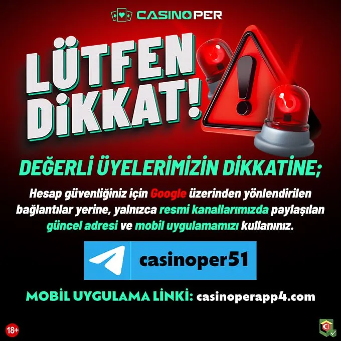 Casinoper Telegram: ❗❗❗❗❗❗ ⛔️ CasinoPer’e, Google Üzerindeki Linklerden Giriş Yapmayınız!…