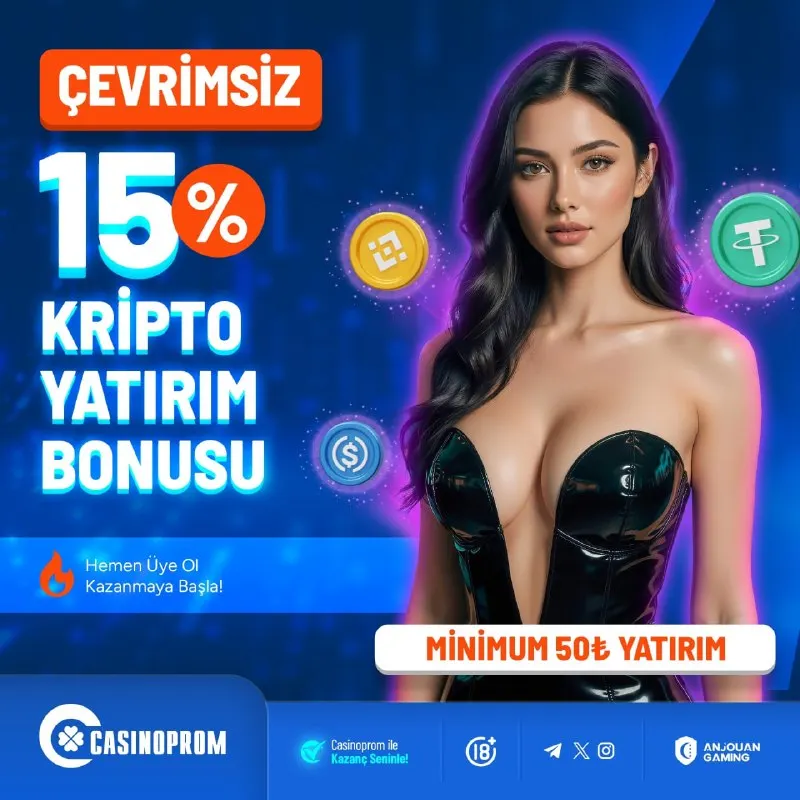 Casinoprom Telegram: 🔵🔵🔵🔵🔵🔵🔵 💲 KRİPTO’YA ÖZEL %15 ÇEVRİMSİZ BONUS! 💲 ⚡ Yatır, anında %15 BONUSUNU…