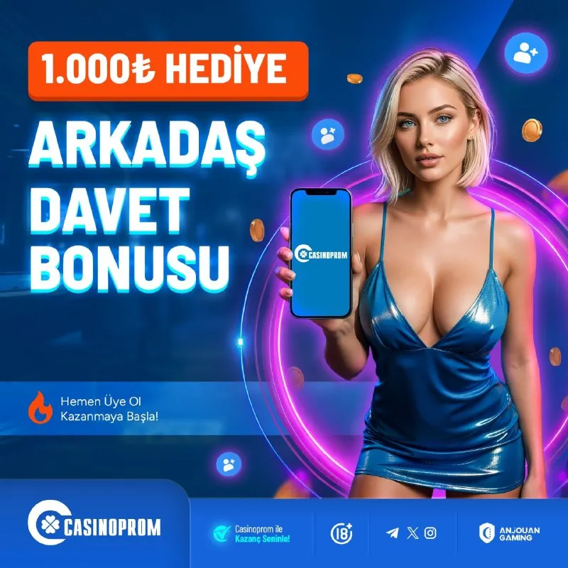 Casinoprom Telegram: 🔵🔵🔵🔵🔵🔵🔵 🎁 ARKADAŞINI DAVET ET, İKİNİZ DE KAZANIN 🎁 👥 Arkadaşını davet et…