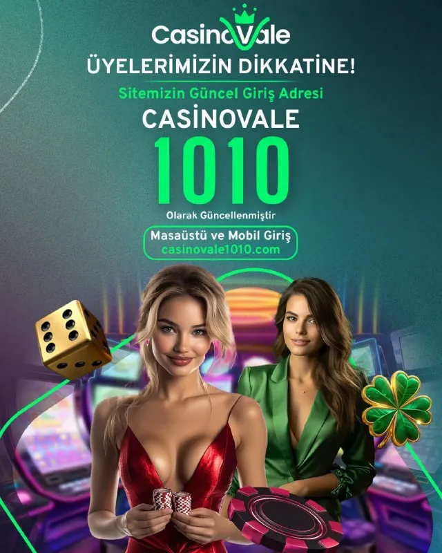 Casinovale Telegram: Giriş adresimiz güncellendi! www.casinovale1010.com Adresi üzerinden sitemize…
