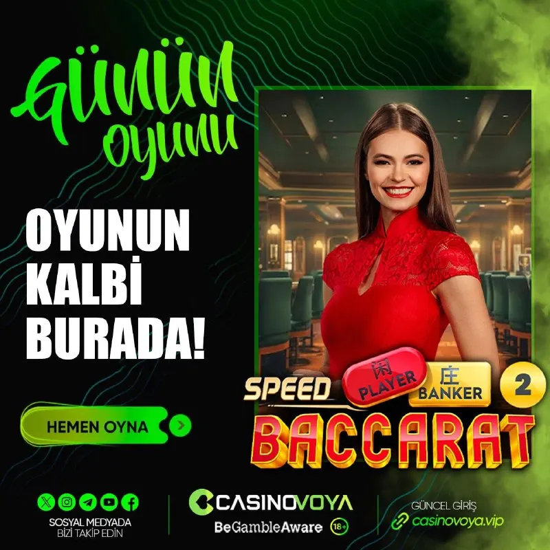 CasinoVoya Telegram: ⚡️ HIZLI OLAN KAZANIR, OYUNUN KALBİ BURADA ATIYOR! Beklemeye son! Saniyeler…