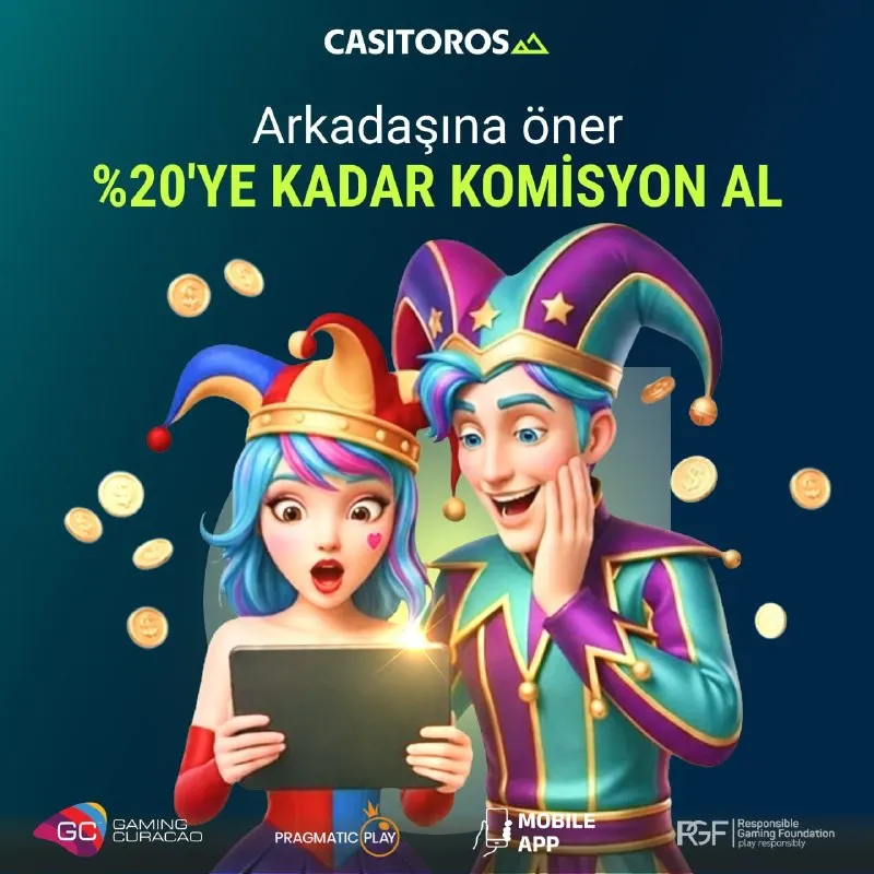 Casitoros Telegram: 🎉 Arkadaşını Davet Et – %20’ye Kadar Kazan! 📞 %20’ye kadar komisyon kazan 🔄…