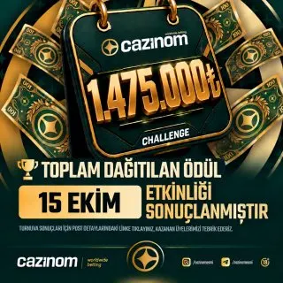 Cazinom Telegram: 🏆 TOPLAM 1.475.000 TL ÖDÜL DAĞITILDI! 🔥 SIRADAKİ TURNUVA: VAMPY PARTY! 🎁 10.000…