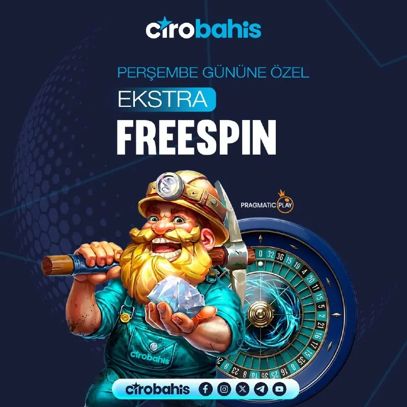 Cirobahis Telegram: 🚨PERŞEMBE ÖZEL YATIRIMA EK EKSTRA FREE SPİN🚨 🎰Almış olduğunuz Freespinler Sweet…