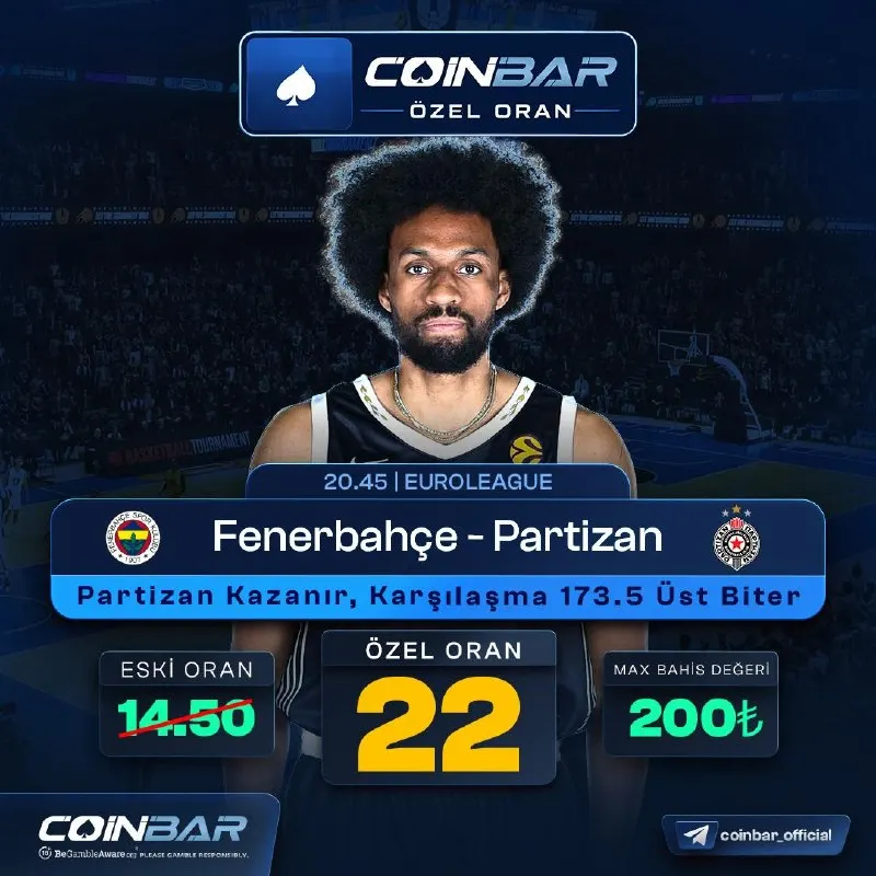 Coinbar Telegram: 😀😃😄😁😆😅 🏀 Özel Oran: 22 / Max Bet: 200₺ 📲 Sms Güvenliği aktif üyelerimiz…