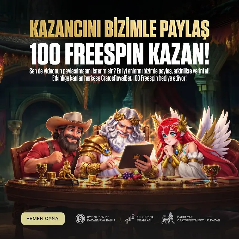Cratos Royalbet Telegram: ☹️☺️☺️🥰☺️😝 😊☺️🤪☺️😗 ❗️ En iyi oyun anını seç, videonu hazırla ve Freespin…