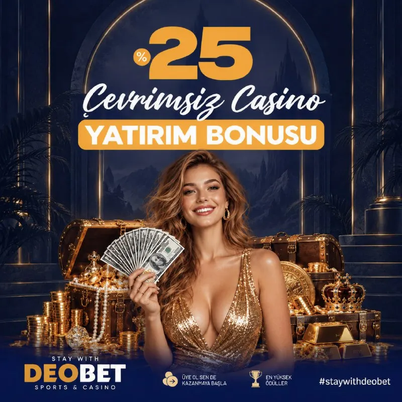 Deobet Telegram: 🔅 %25 ÇEVRİMSİZ CASİNO YATIRIM BONUSU 🔅 ❎ Minimum 250₺ yatırım yap, 💯2️⃣5️⃣…