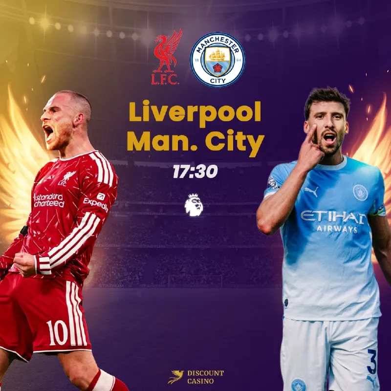 Discount Casino Telegram: 🔥 Liverpool face Man. City at 17:30 in a Premier League showdown. Build your…