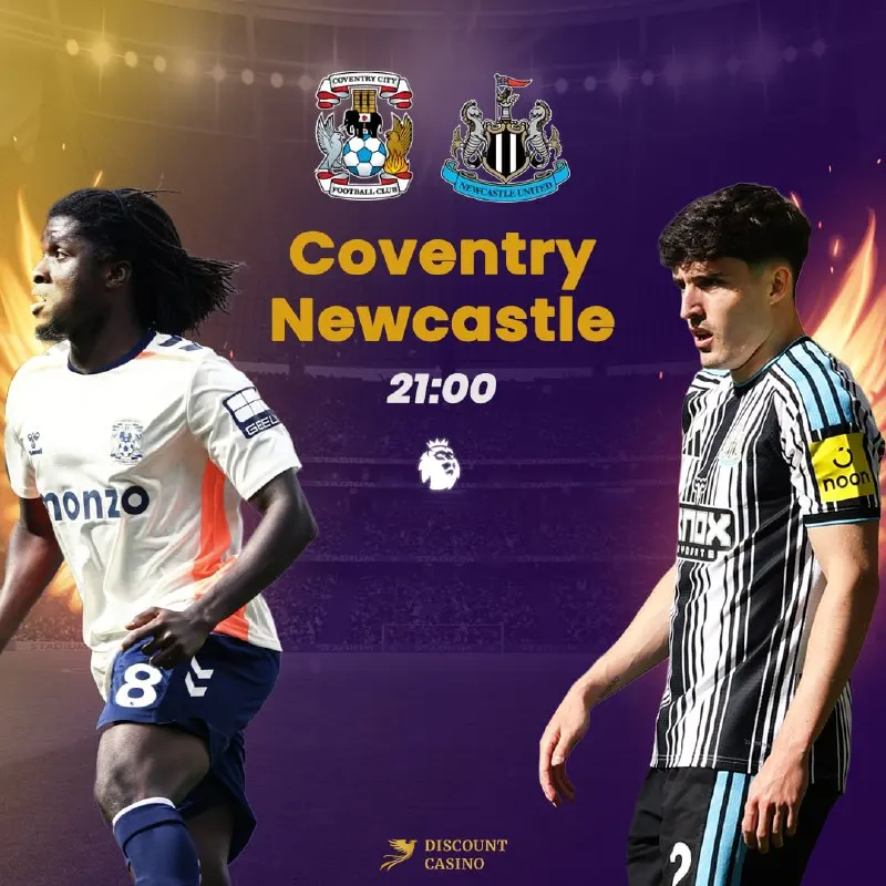Discount Casino Telegram: ⚔️ Coventry and Newcastle meet at 21:00 in a Premier League clash packed with…
