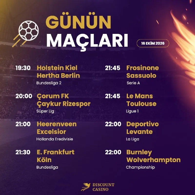 Discount Casino Telegram: 🥅 Kalelerin sıkça hareketleneceği bu zorlu maçlarda en isabetli tahminler…
