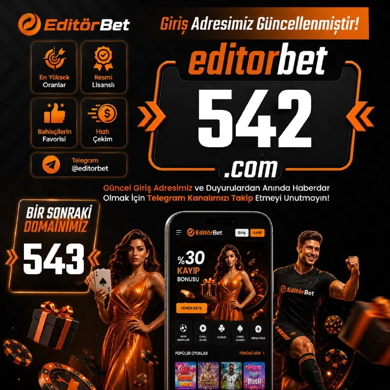 Editörbet Telegram: 🚨DİKKAT! GİRİŞ ADRESİMİZ GÜNCELLENDİ! 🚨 🎯 Yeni Adresimiz: 🔗…