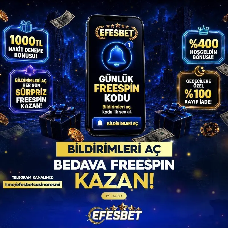 Efesbet Casino Telegram: 🅰️🅰️🅰️ 🅰️🅰️🅰️🅰️🅰️🅰️🅰️🅰️ 🔥 🔢🅰️🅰️ BET DEĞERİNDE 🔢🔢🔢 ADET FREESPIN! ⏩ Gün…