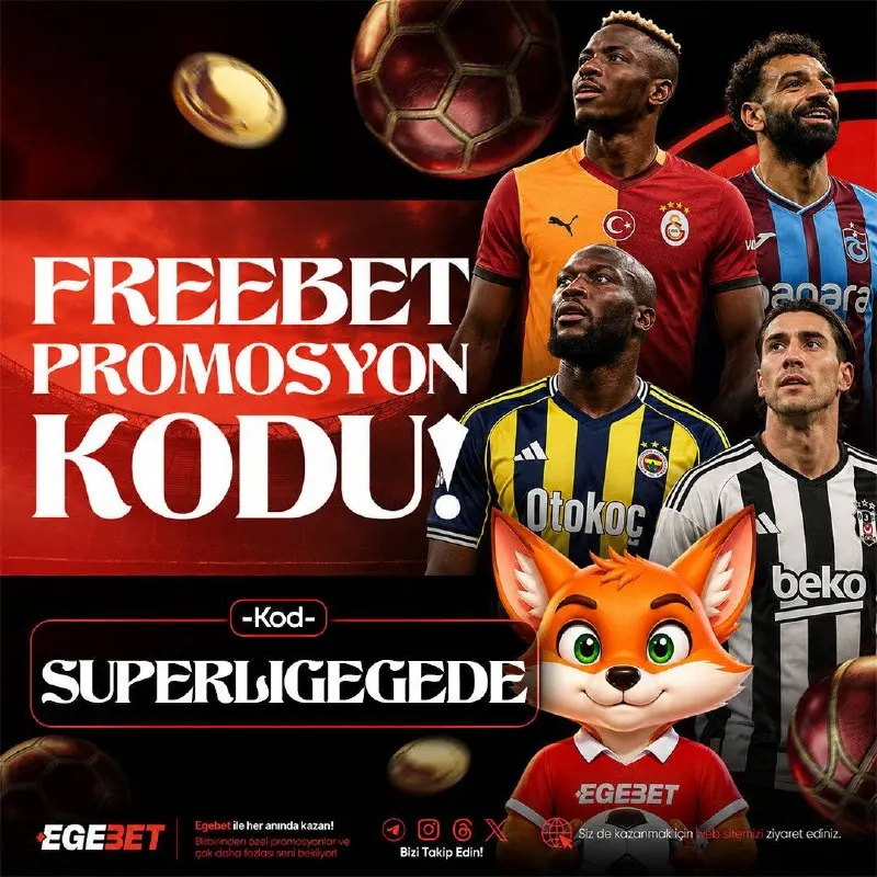 Egebet Telegram: 🎁EGEBET’TE HEDİYE ZAMANI! 💸Hemen Havale yöntemi ile minimum 200 TL ve 100 TL…