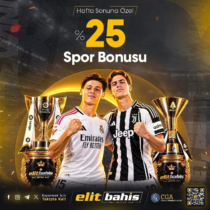 Elitbahis Telegram: 🔥 Hafta Sonuna Özel Spor Bonusu! ⚽️ 🔥 Hafta sonu maç heyecanına %25 Spor Bonusu…