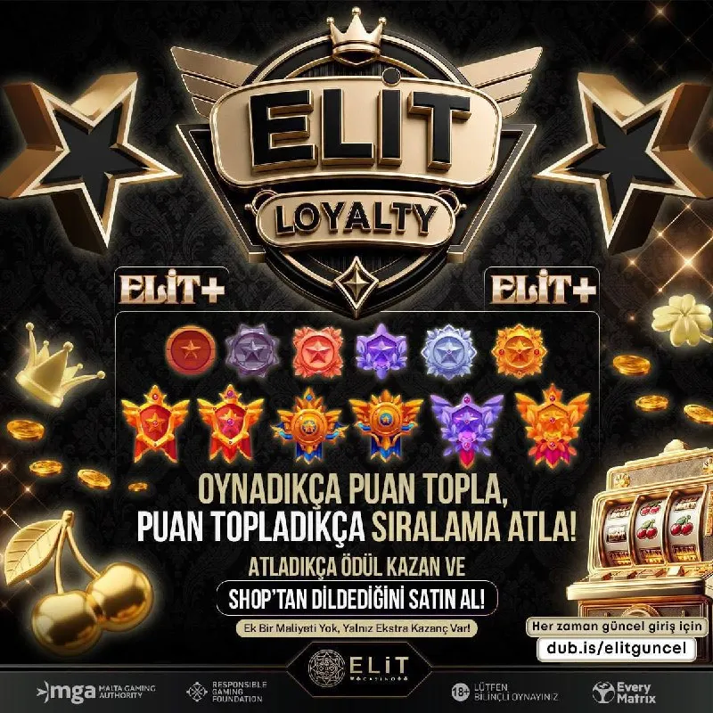 ElitCasino Telegram: 🤩🤩🤩🤩🤩🤩🤩🤩🤩🤩 🎁 Oyna, XP’leri Topla, Özel Ödülleri Kap! 🏅 Seviye Atladıkça Ödül…