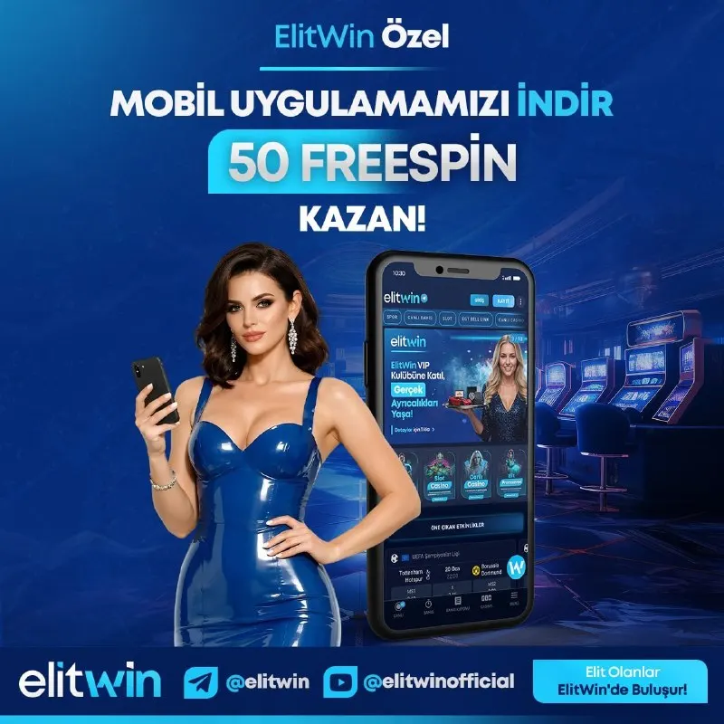 Elitwin Telegram: 💎 Mobil Uygulamamızı İndir | ElitWin Özel 📲 Uygulamayı indir, 50 Free Spin…