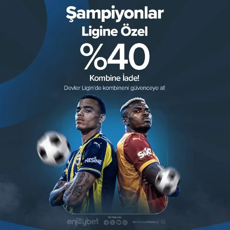 Enjoybet Telegram: 🔥🏆🔥 ŞAMPİYONLAR LİGİ HEYECANI ENJOYBET'TE! 🔥🏆🔥 ⚽️ DEVLER LİGİ'NE ÖZEL KOMBİNE…