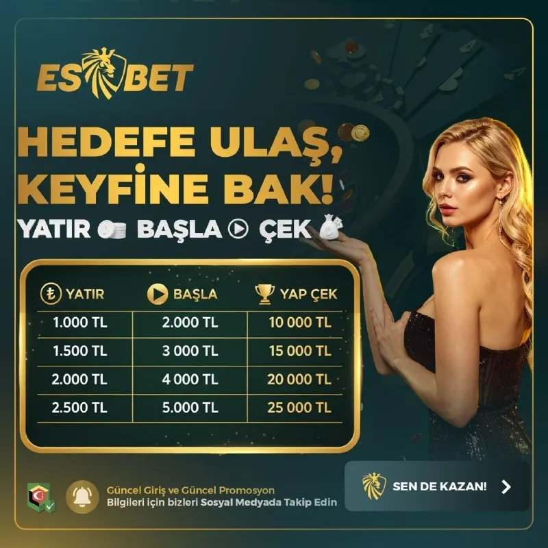 Esbet Telegram: 💰KAZANDIRAN CHALLENGE BAŞLADI! HEDEFE ULAŞ, KEYFİNE BAK! SLOT alanında geçerli…