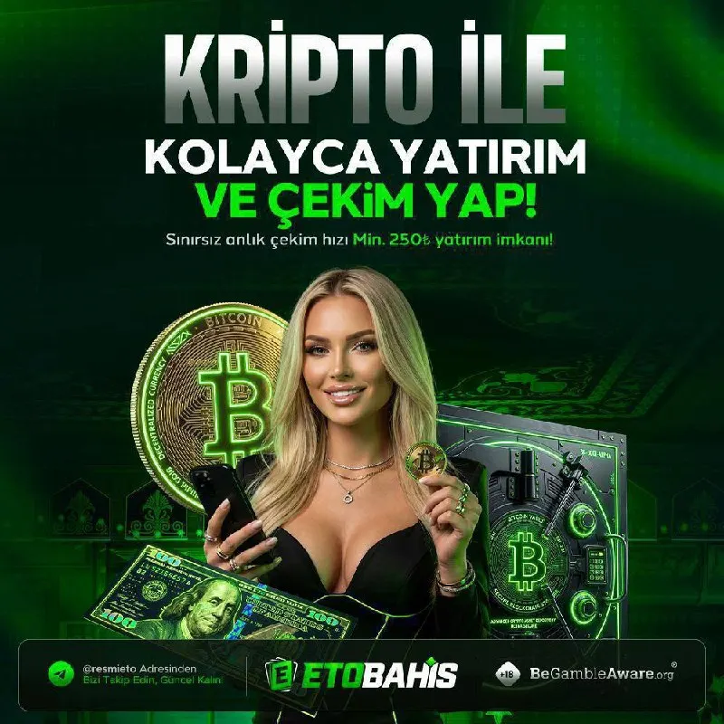 Etobahis Telegram: 💚💚💚💚💚💚 👛 KRİPTO PARALAR İLE KOLAYCA YATIR & KOLAYCA ÇEKİM YAP! 💸 Zengin…