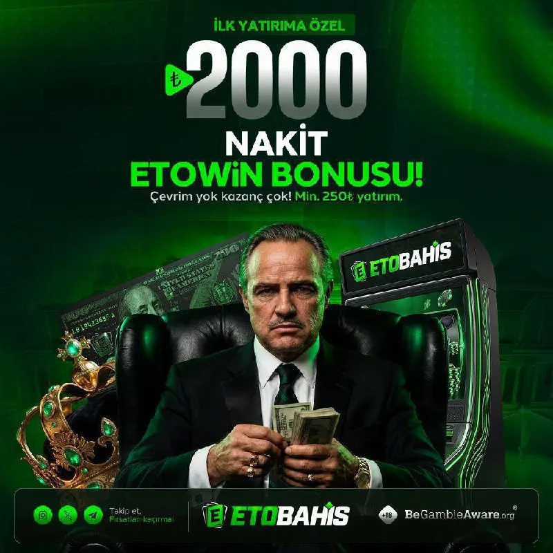 Etobahis Telegram: 💚💚💚💚💚💚 💚 İlk 10.000₺ Yatırımına 2.000₺ Etobahis'te! 💚 Bonus Değil, Hediye…